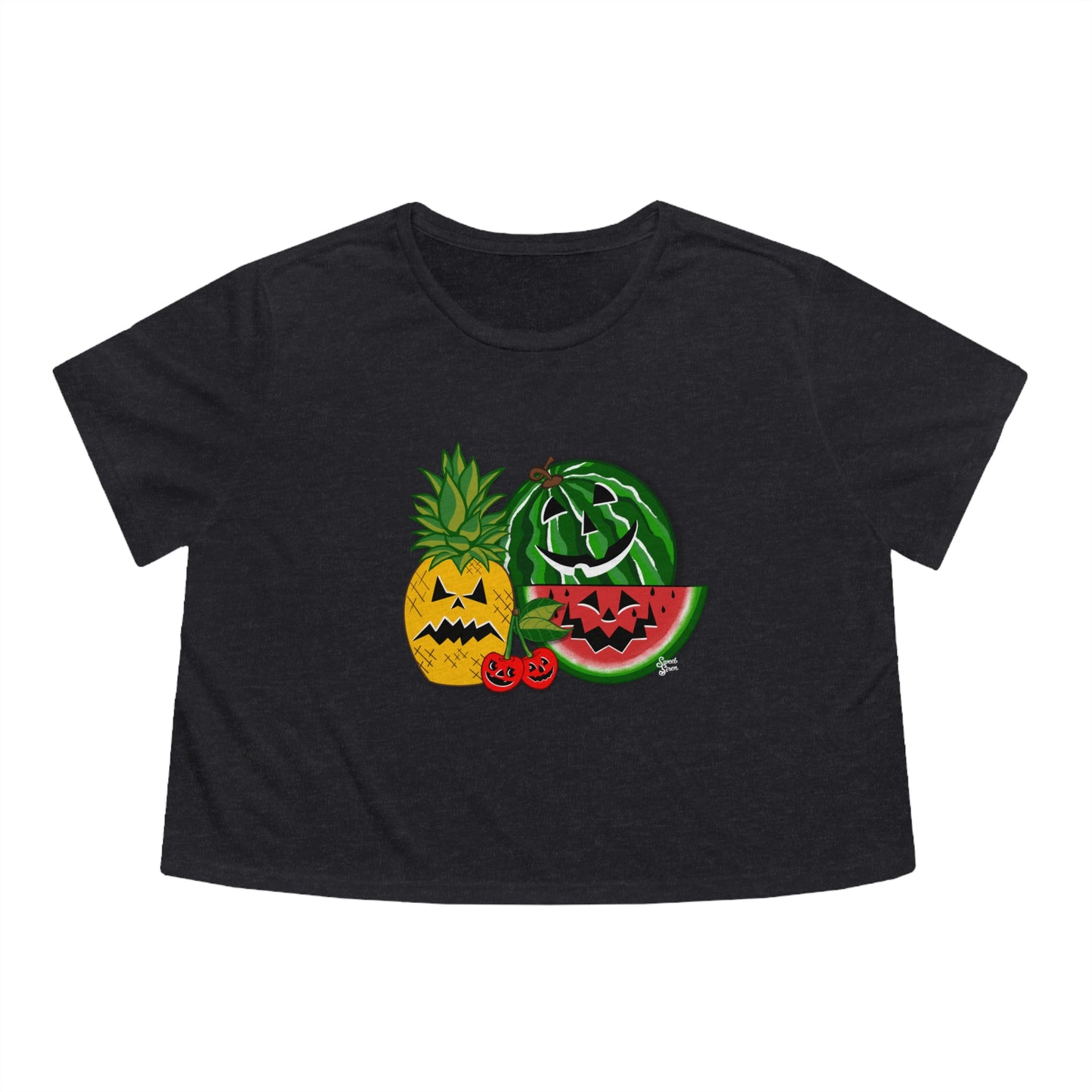 New Summerween- Women's Flowy Cropped Tee