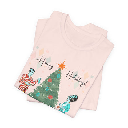 Retro Monsters Holiday  - Unisex Tee