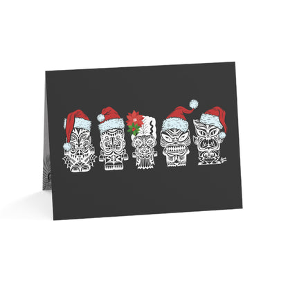Tiki Monsters Aloha Goth Holiday - Greeting Cards (1, 10, 30, and 50pcs)