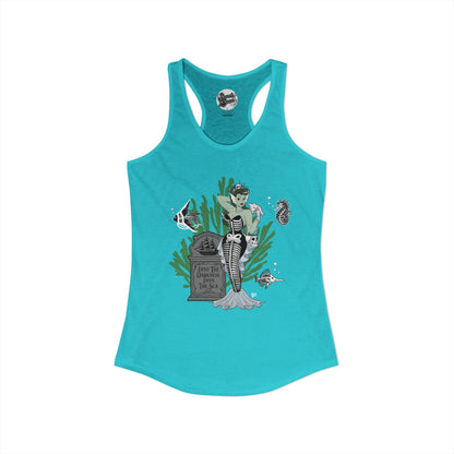 Skeleton Mermaid - Women's Racerback Tank