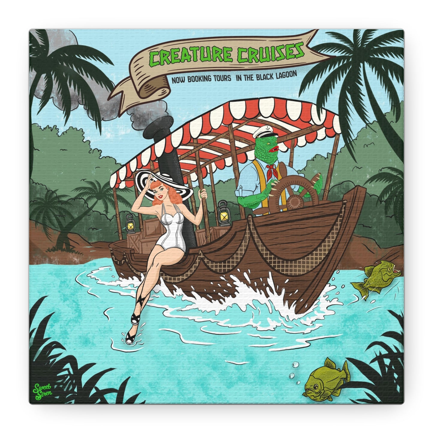 Creature Cruises - Canvas Print