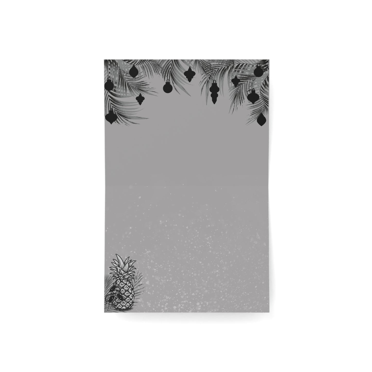 Tiki Monsters Mele Kalikimaka - Goth -Greeting Cards (1, 10, 30, and 50pcs)