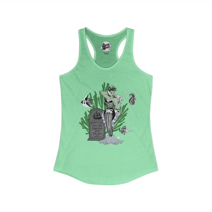 Skeleton Mermaid - Women's Racerback Tank