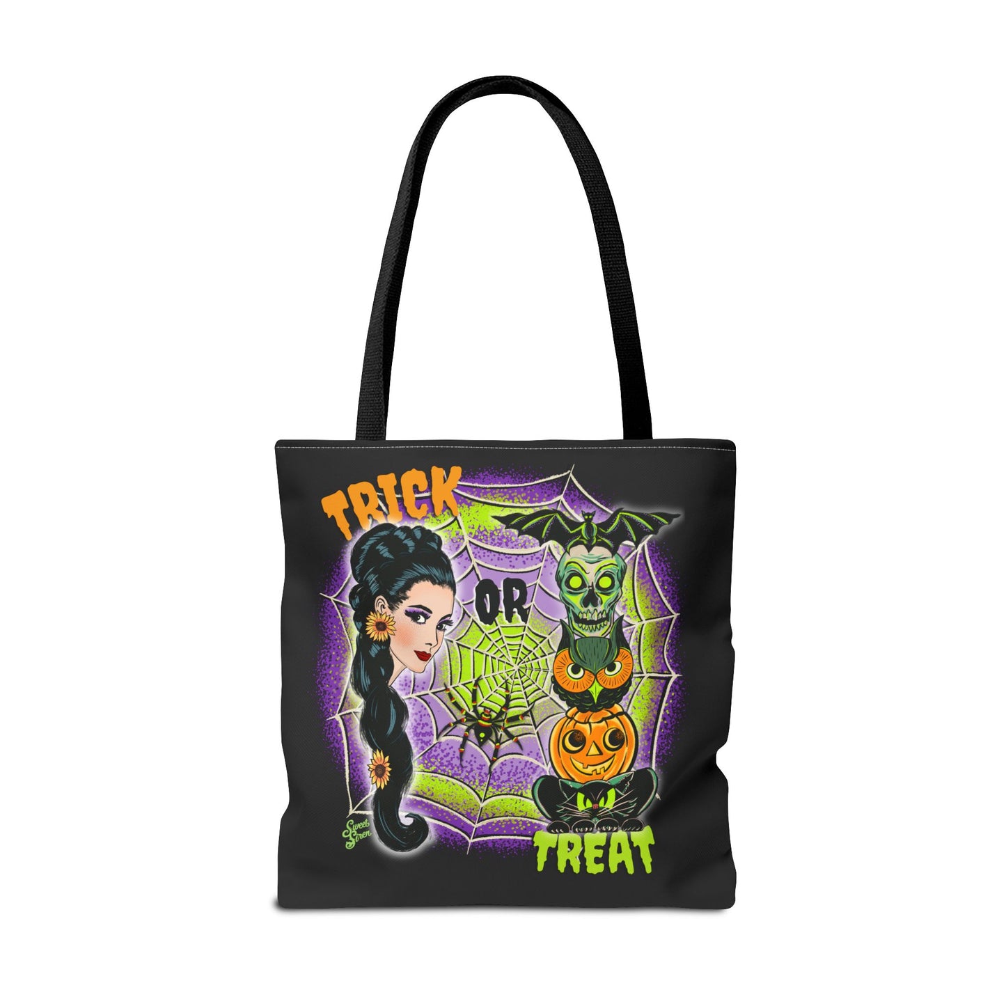 Retro Trick or Treat  - Tote Bag