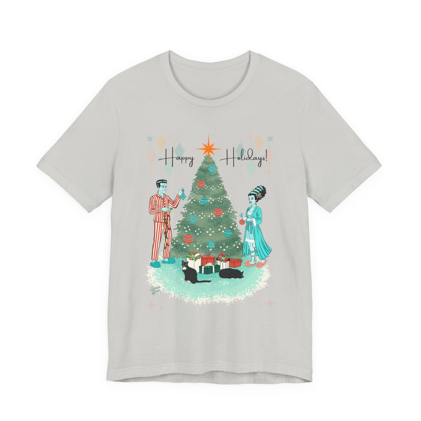 Retro Monsters Holiday  - Unisex Tee