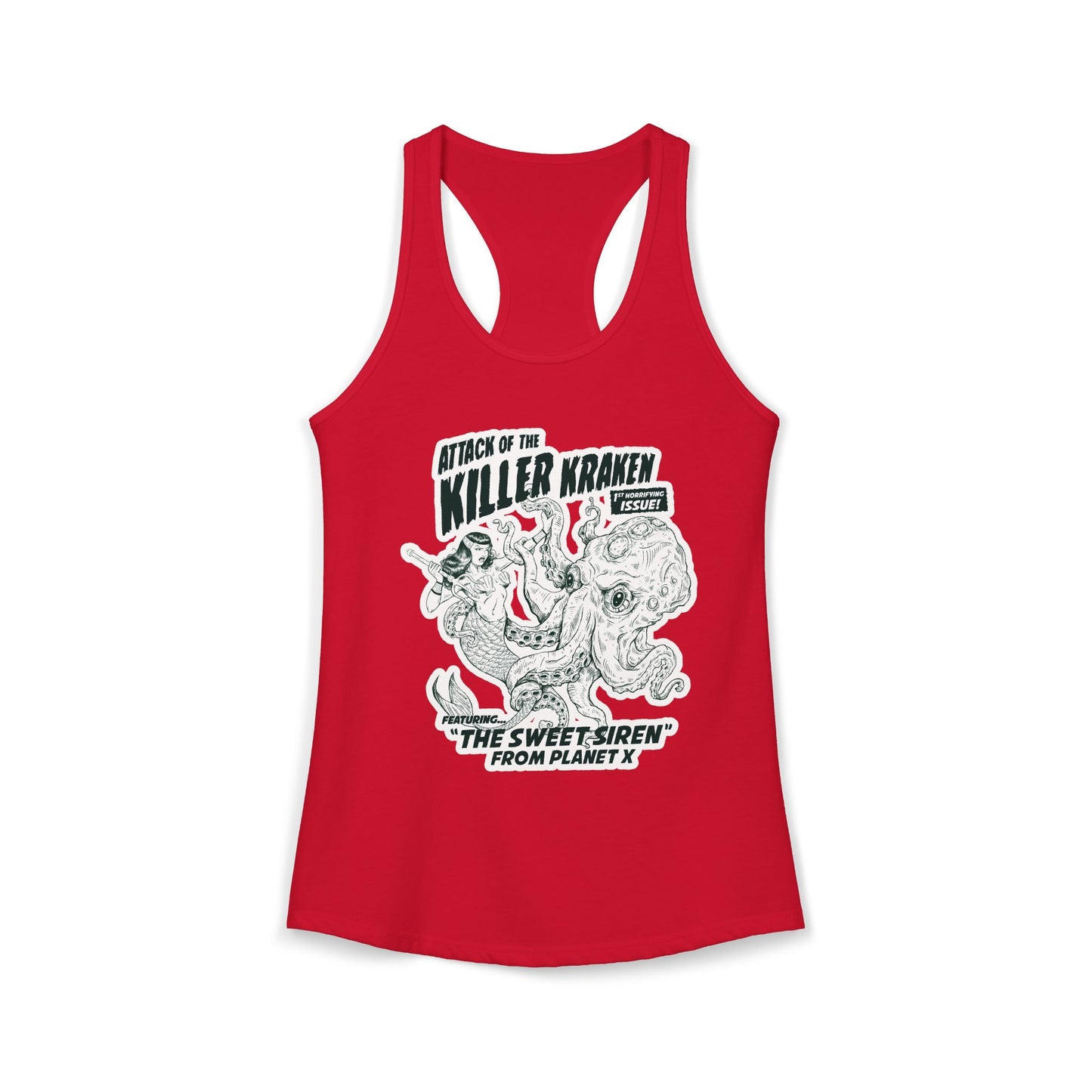 Attack of the Killer Kraken - Women's Racerback Tank