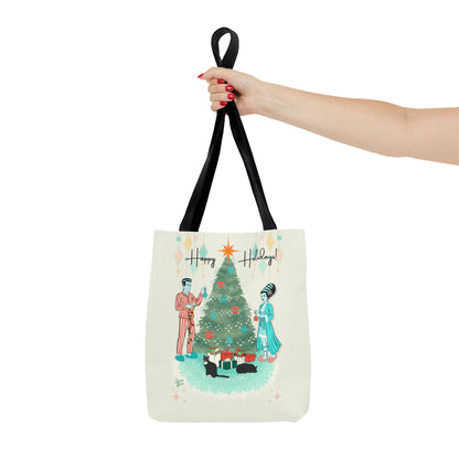 Retro Monsters Holiday - Tote Bag