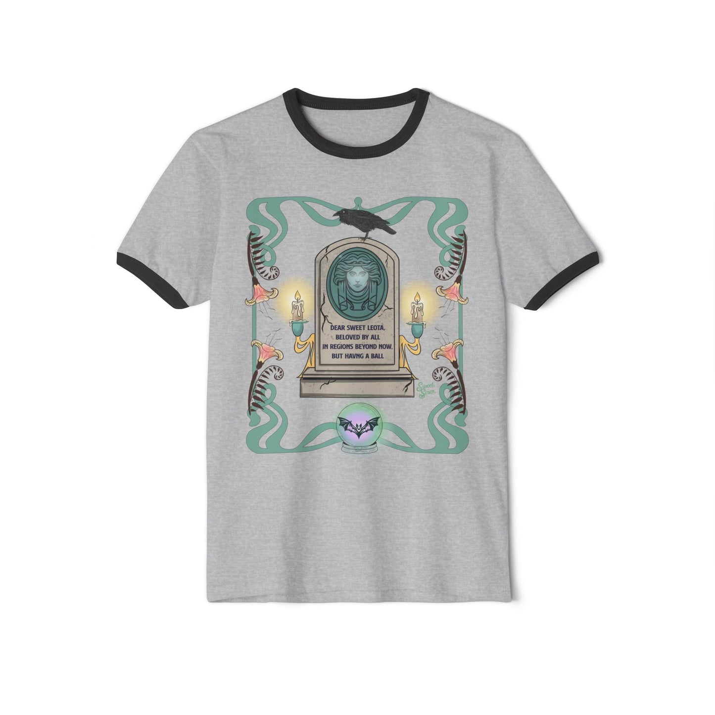Sweet Leota - Unisex Cotton Ringer T-Shirt