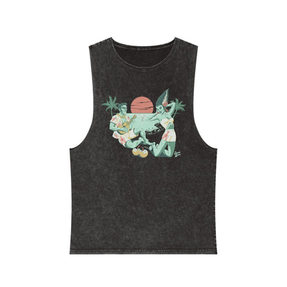 We’re Alive! - Unisex Stonewash Tank Top