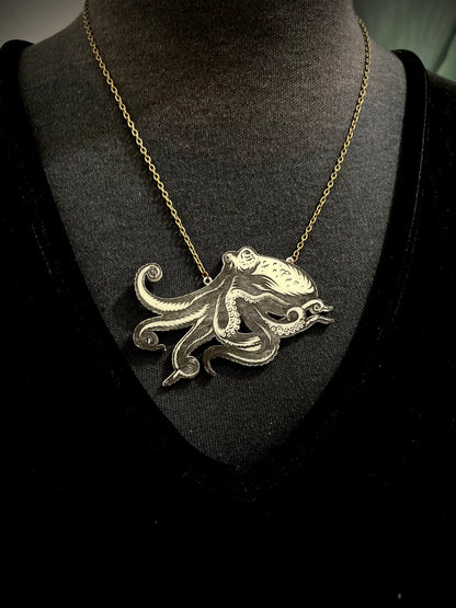 Octopus Glow-in-the-Dark - Necklace