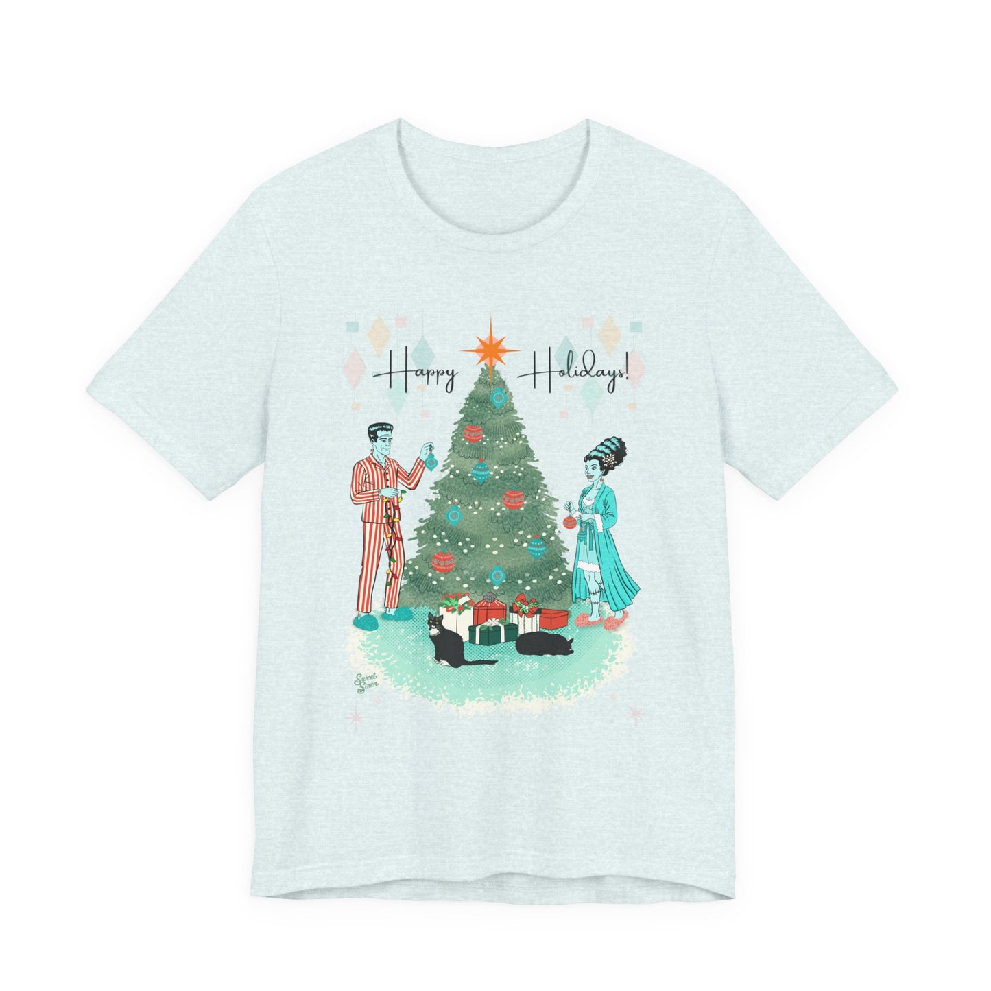 Retro Monsters Holiday  - Unisex Tee