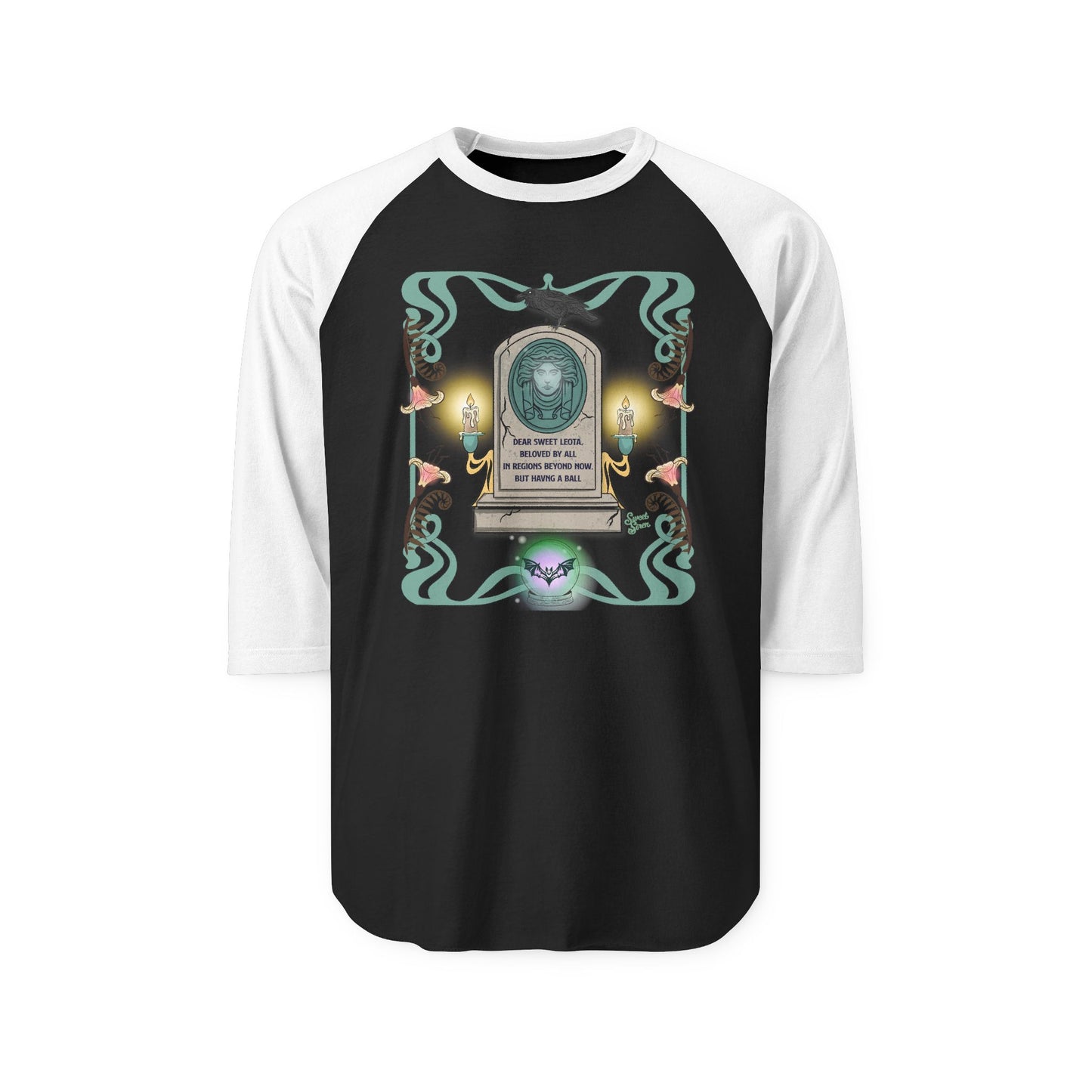 Swetet Leota- Unisex Three-Quarter Sleeve Raglan Shirt