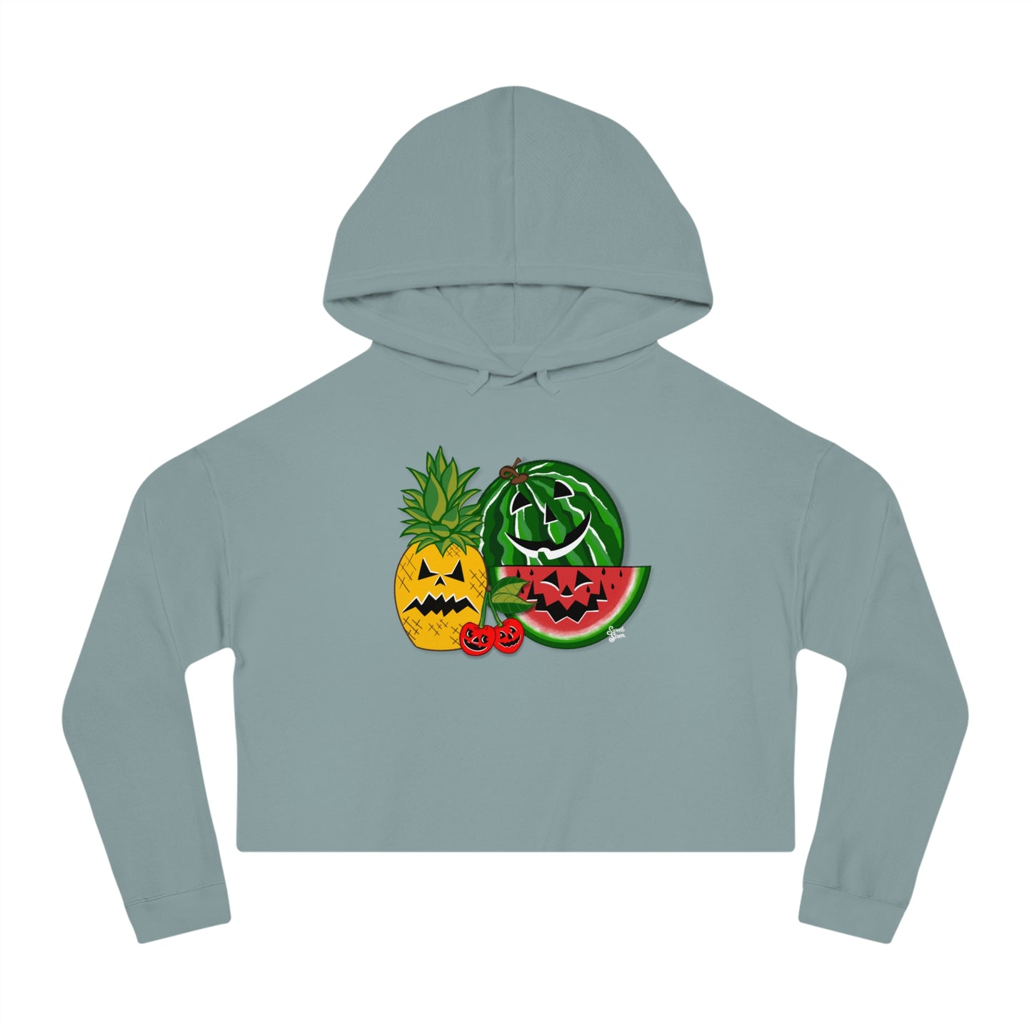 NEW SummerWeen - Women’s Cropped Hooded Sweatshirt