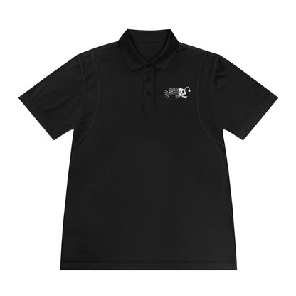 Skeleton Mermaid Graveyard  -  Men's Sport Polo Shirt