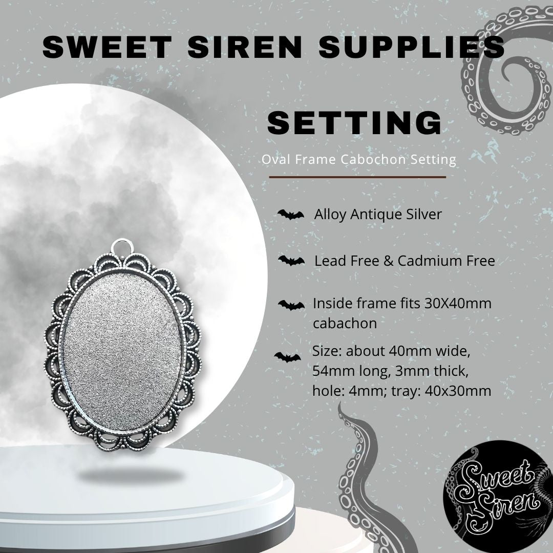 30x40 Silver Frame Setting