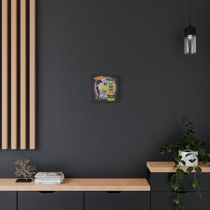 Retro Trick or Treat - Canvas Print