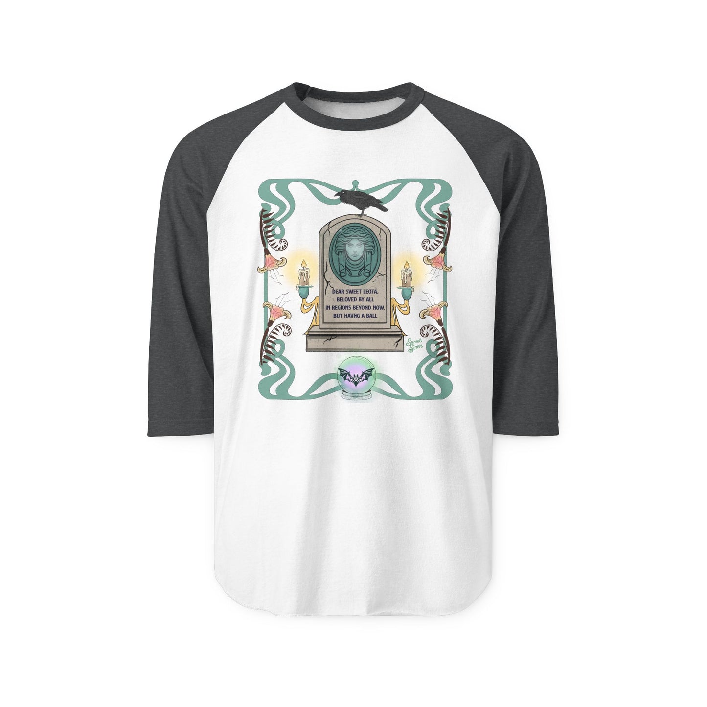 Swetet Leota- Unisex Three-Quarter Sleeve Raglan Shirt
