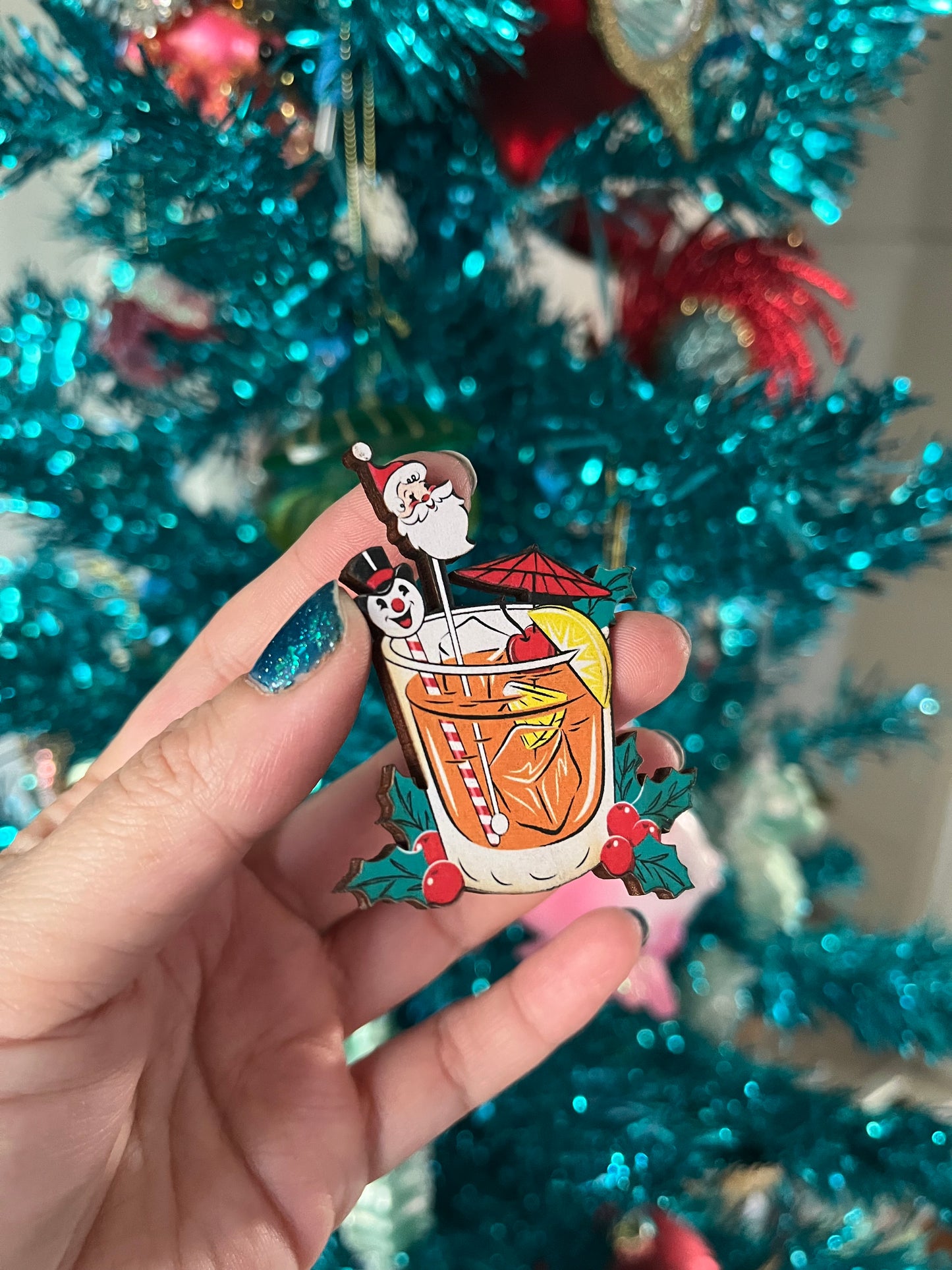 Old Fashioned with a Twist! Wooden pin