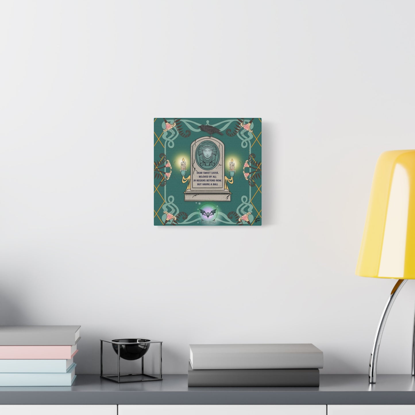 Sweet Leota -Gold Frame - Canvas Print