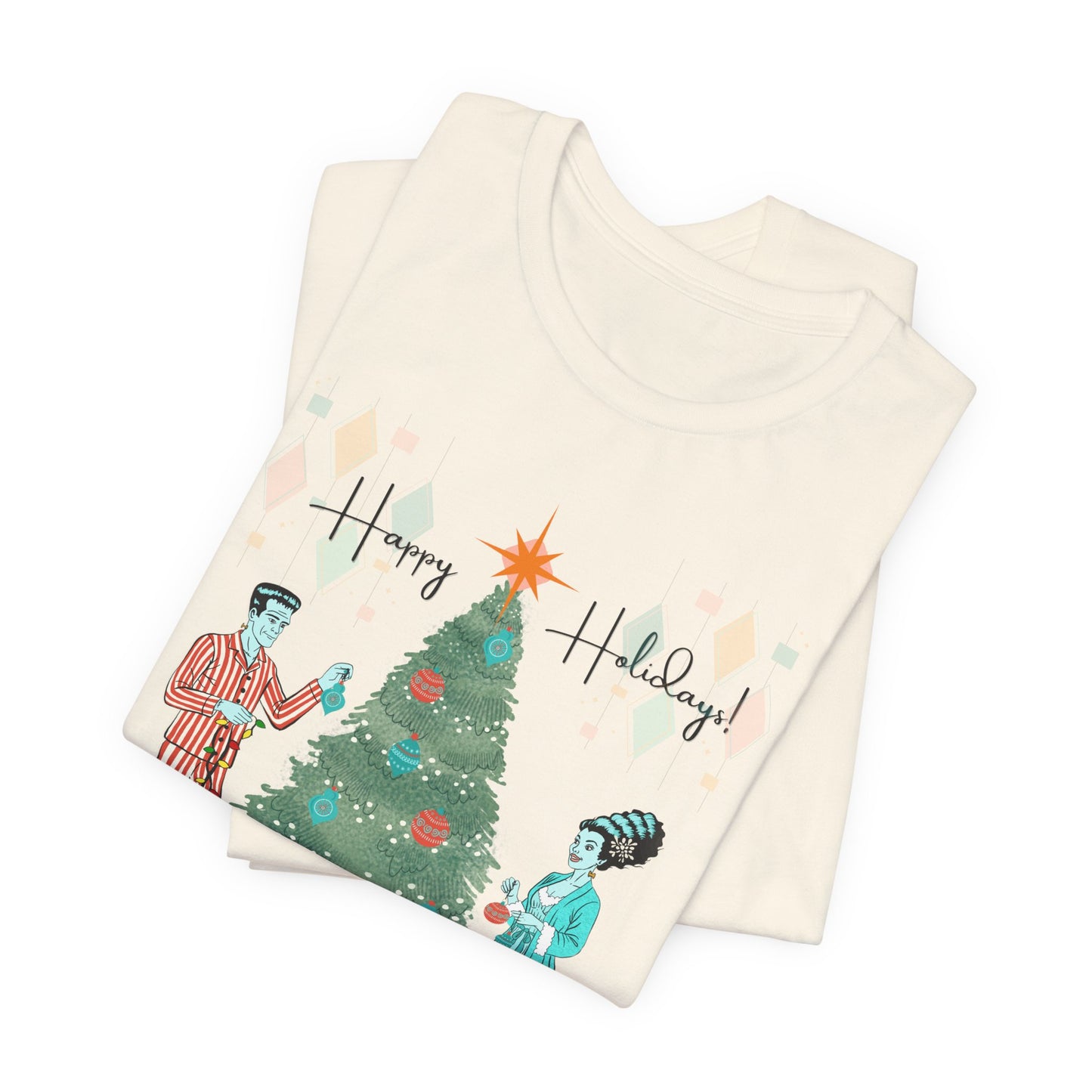 Retro Monsters Holiday  - Unisex Tee