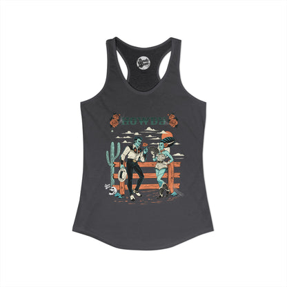 Howdy Western Monsters - Women's Racerback Tank