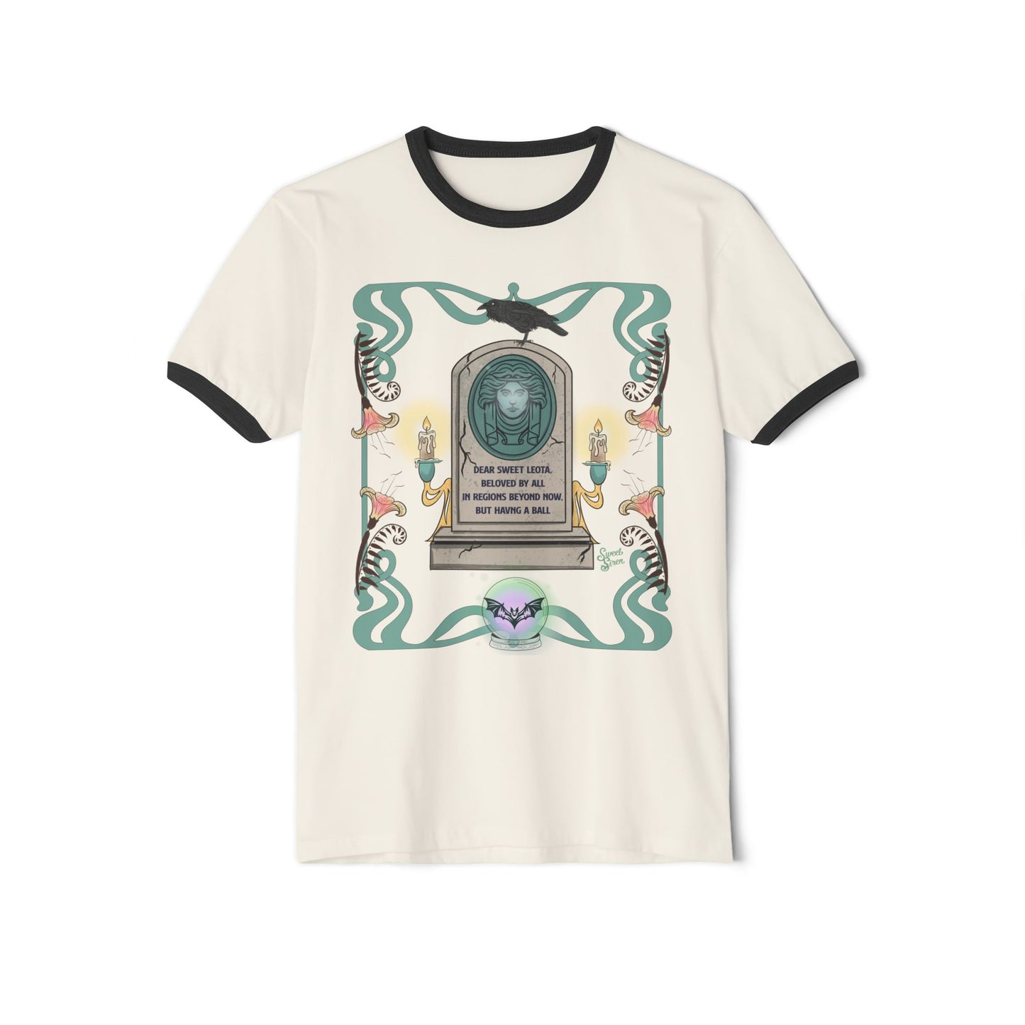 Sweet Leota - Unisex Cotton Ringer T-Shirt