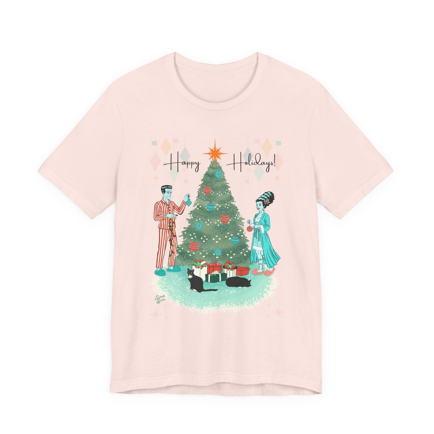 Retro Monsters Holiday  - Unisex Tee