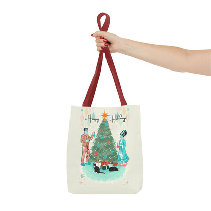 Retro Monsters Holiday - Tote Bag