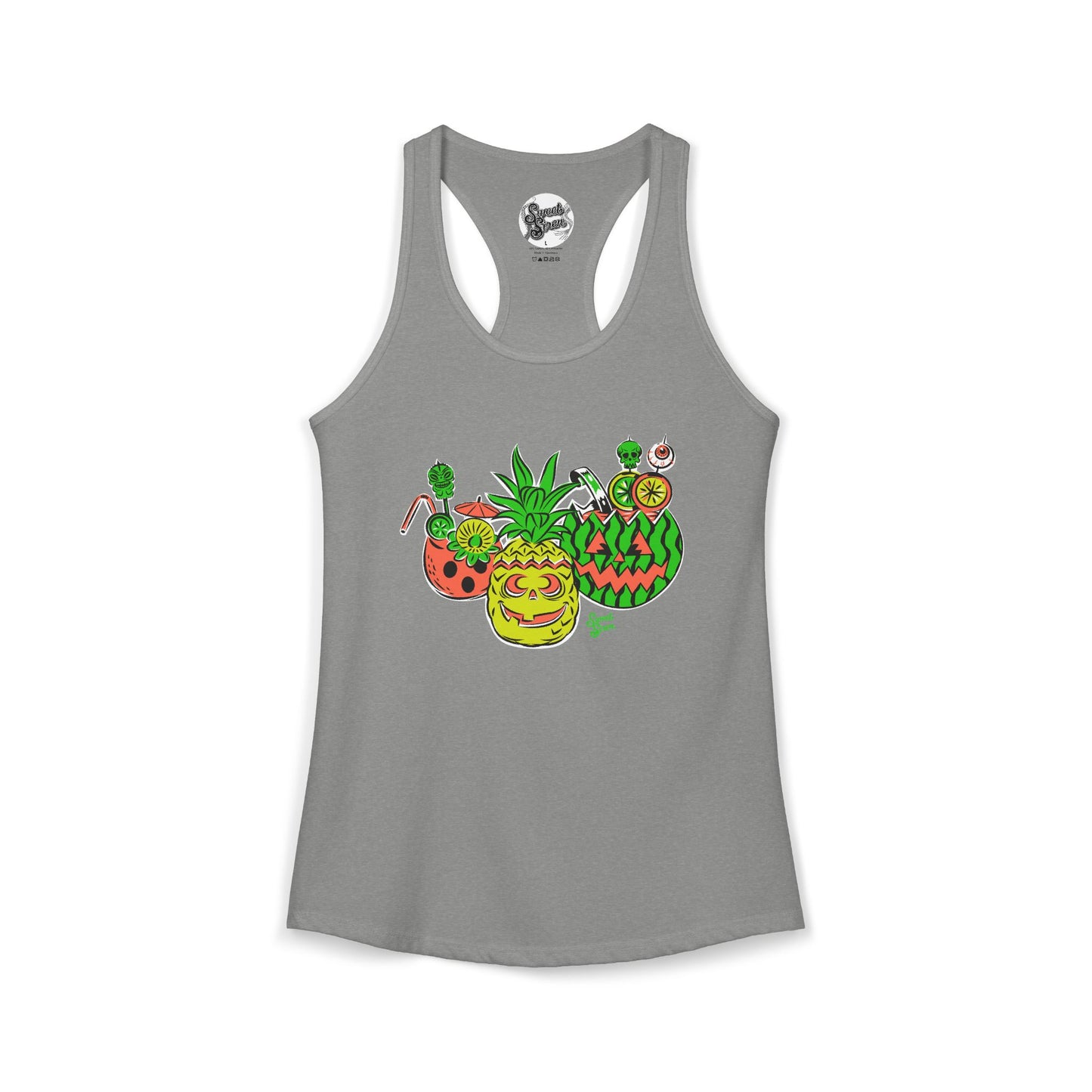 Summerween Tiki Drinks - Women's Racerback Tank