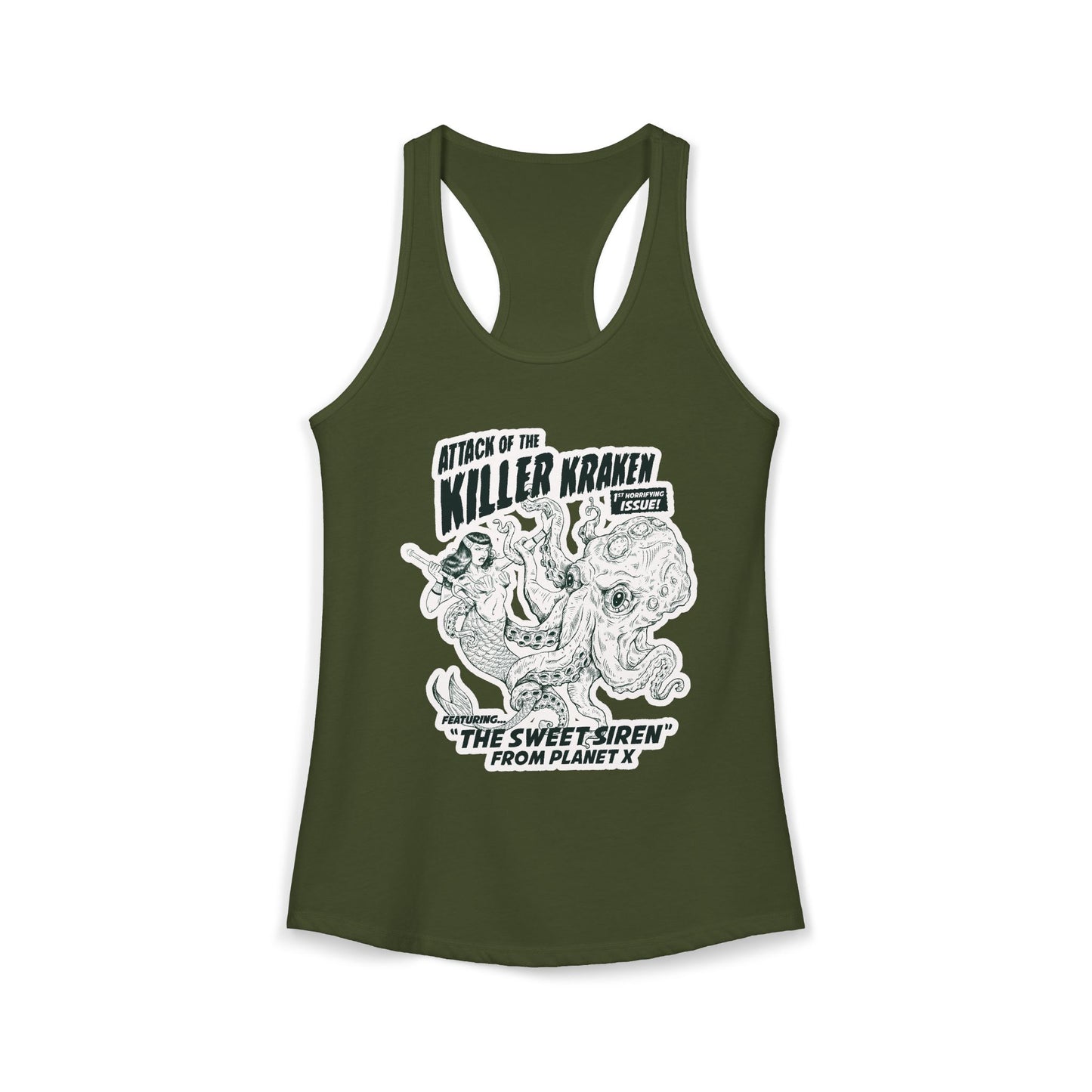 Attack of the Killer Kraken - Women's Racerback Tank