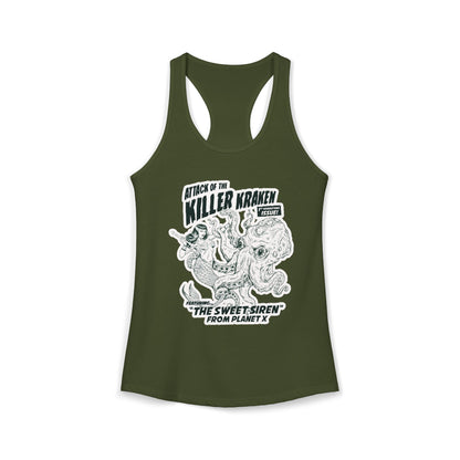 Attack of the Killer Kraken - Women's Racerback Tank