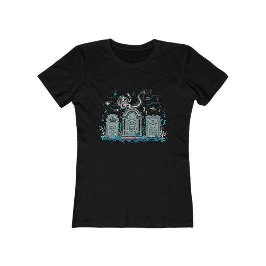 Skeleton Mermaid Graveyard Women’s Tee