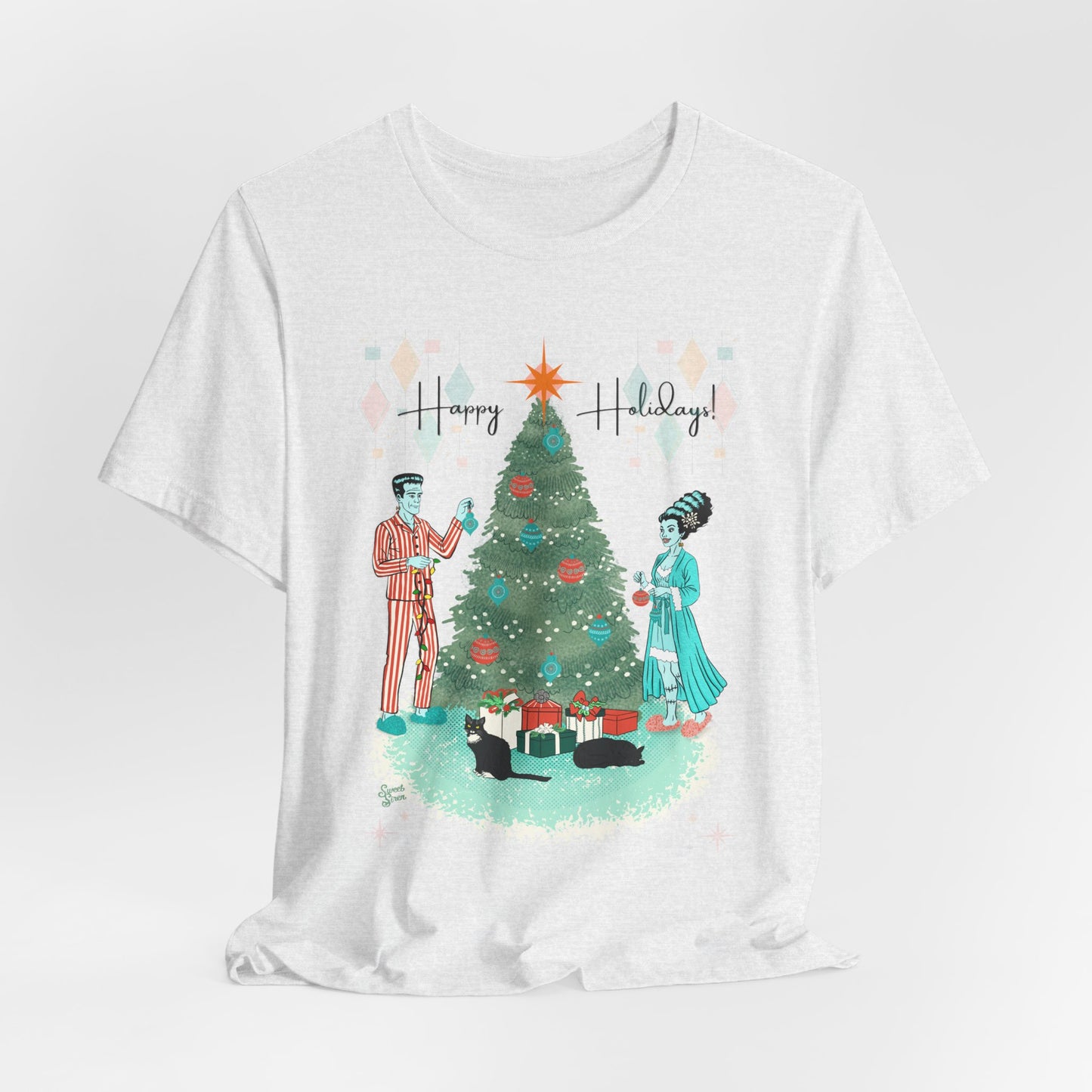 Retro Monsters Holiday  - Unisex Tee