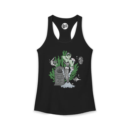 Skeleton Mermaid - Women's Racerback Tank