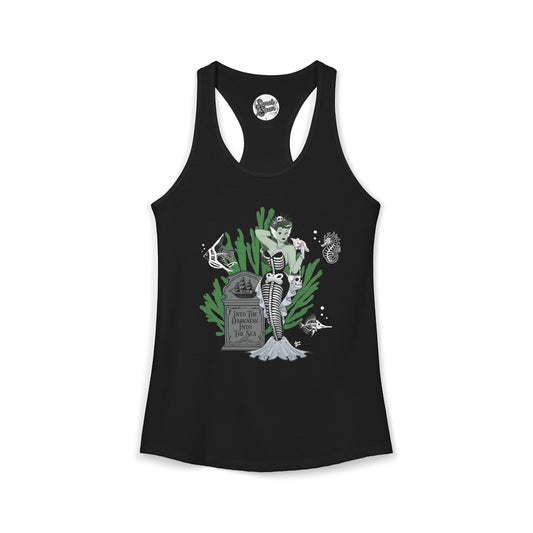 Skeleton Mermaid - Women's Racerback Tank