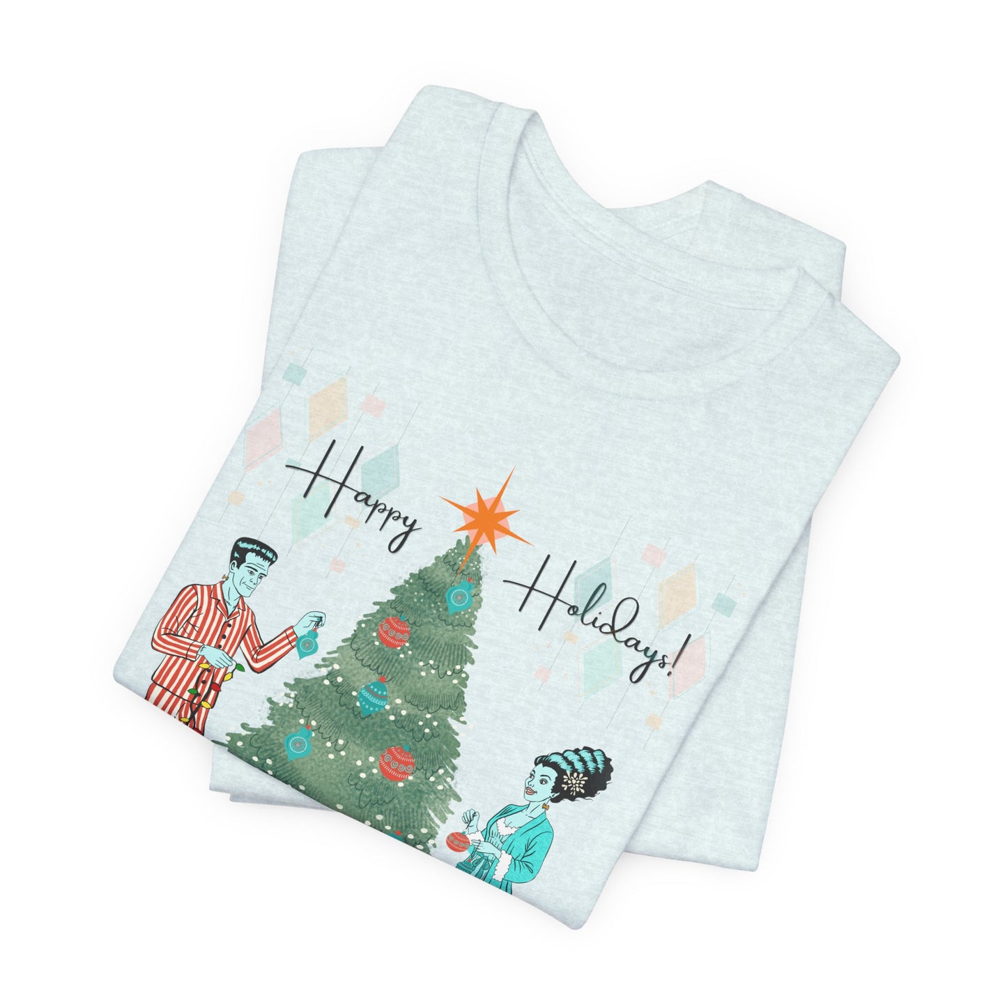 Retro Monsters Holiday  - Unisex Tee