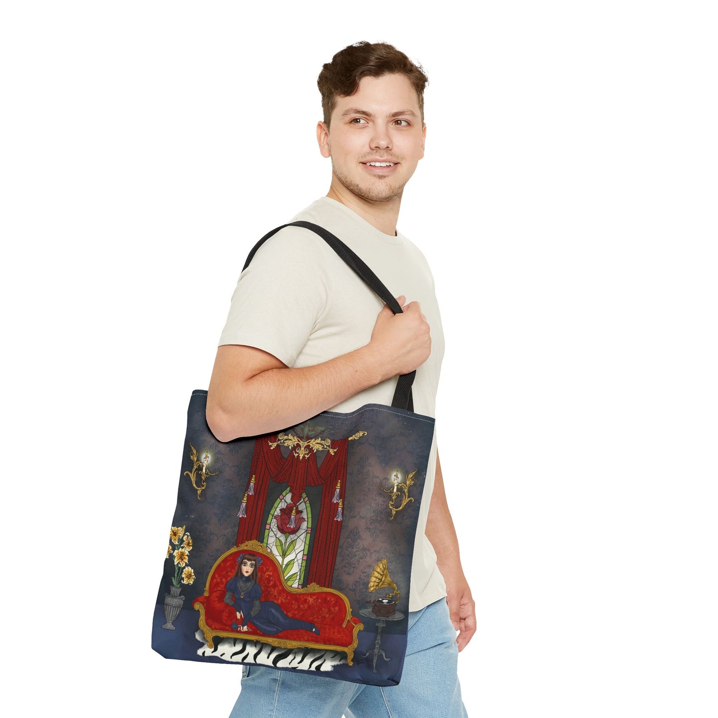 Haunted Werecat Lady  - Tote Bag