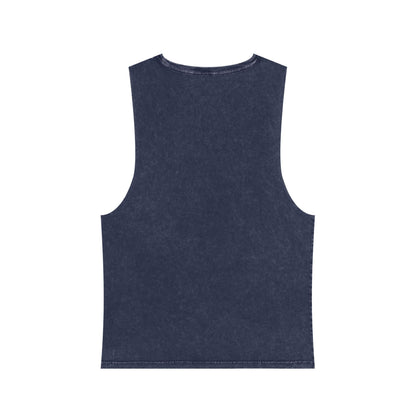 Mid Century Swamp Couple - Unisex Stonewash Tank Top
