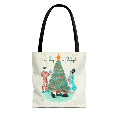 Retro Monsters Holiday - Tote Bag