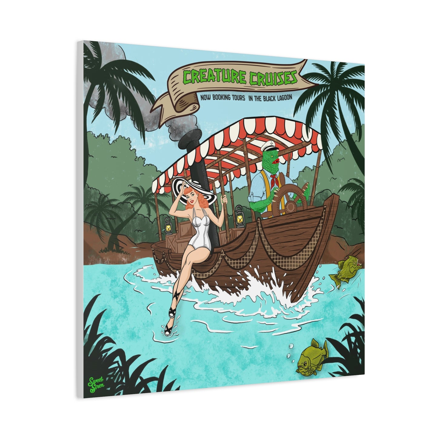 Creature Cruises - Canvas Print