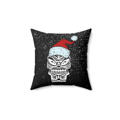 Creature Tiki Monster Aloha Holiday - FULL Pillow - Black