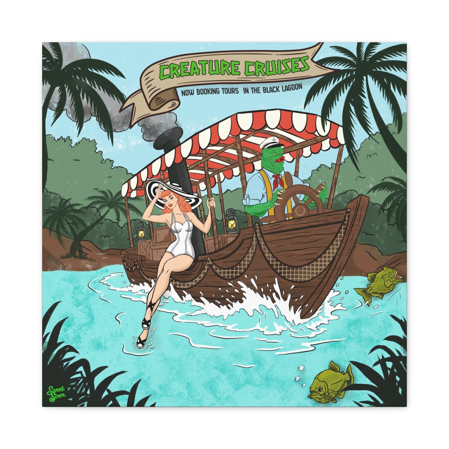 Creature Cruises - Canvas Print