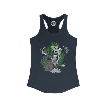 Skeleton Mermaid - Women's Racerback Tank
