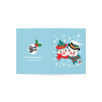 Snowed In Couple - Greeting Cards (1, 10, 30, and 50pcs)