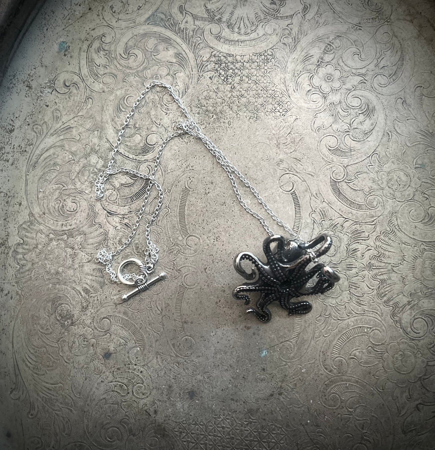 Stainless Steel Octopus Necklace