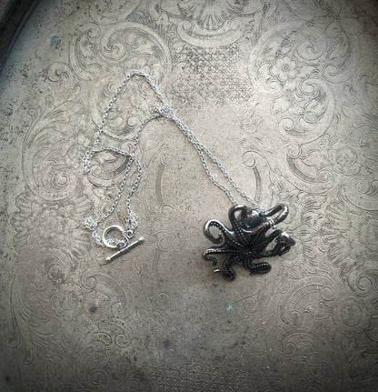 Stainless Steel Octopus Necklace