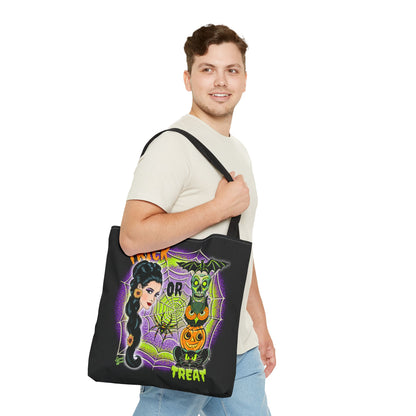 Retro Trick or Treat  - Tote Bag