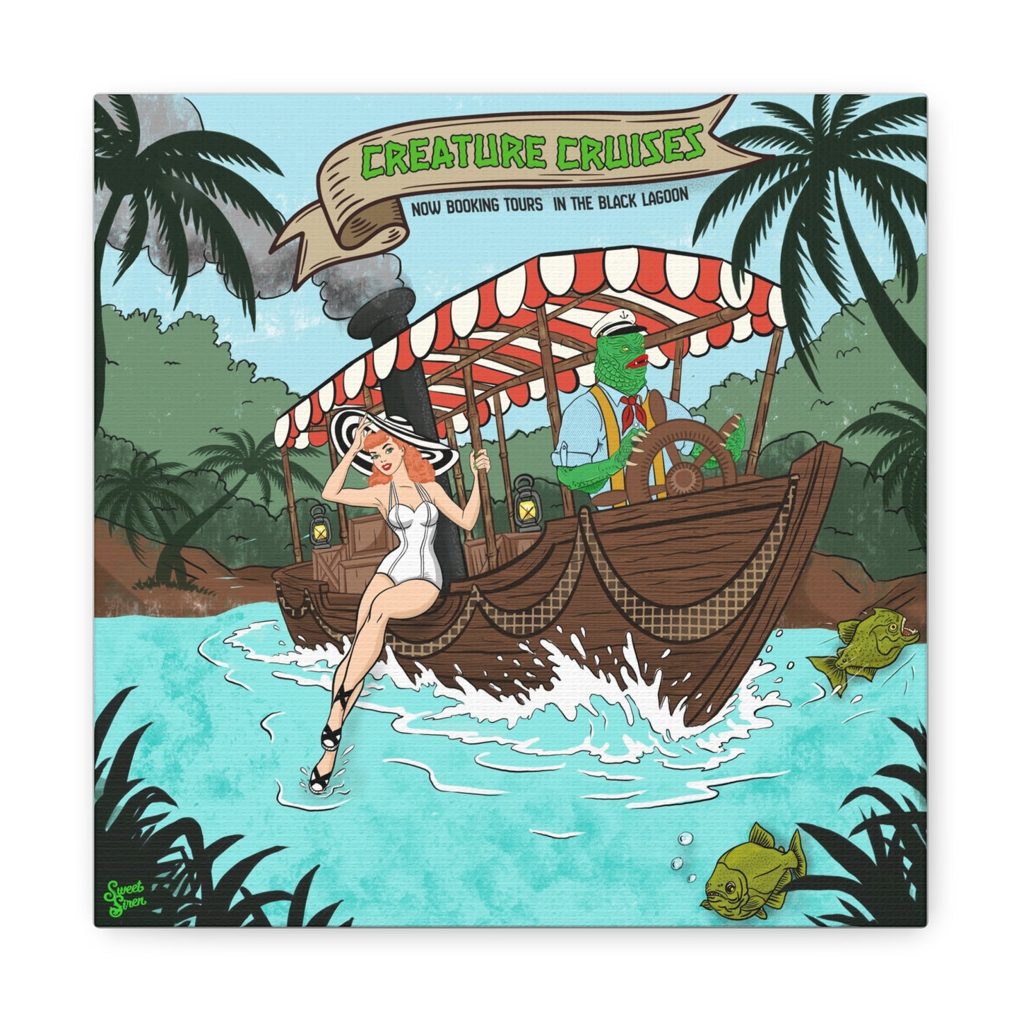 Creature Cruises - Canvas Print