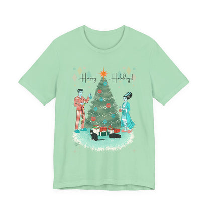 Retro Monsters Holiday  - Unisex Tee