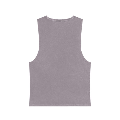 Skeleton Mermaid - Unisex Stonewash Tank Top